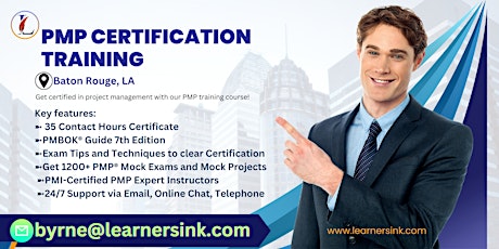 PMP Examination Certification Training Course in Baton Rouge, LA