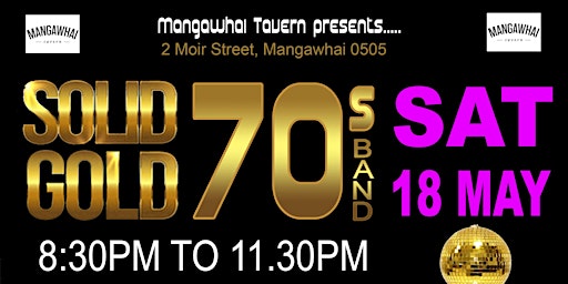 Imagem principal do evento Solid Gold 70s Band!