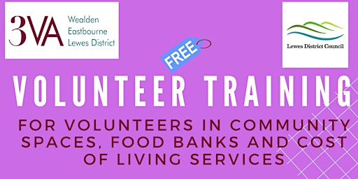 Primaire afbeelding van Free training for cost of living service volunteers
