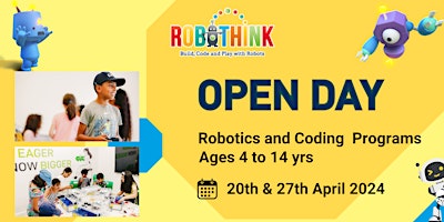 RoboThink Stanmore Open Day | Robotics and Coding Sessions for Kids primary image