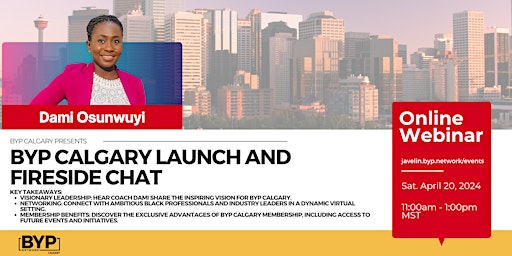 Immagine principale di BYP Calgary: Launch and Fireside Chat 