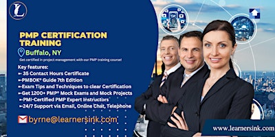 Primaire afbeelding van PMP Examination Certification Training Course in Buffalo, NY