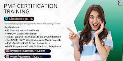 PMP Examination Certification Training Course in Chattanooga, TN primary image