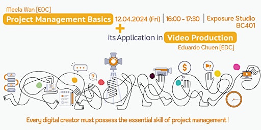 Primaire afbeelding van Project Management Basics and its Application in Video Production