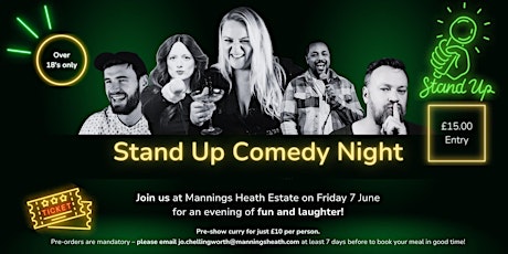 Stand Up Comedy at Mannings Heath Estate