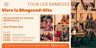 Vivre la Bhagavad-Gita - Méditation, philosophie et festin végétarien primary image