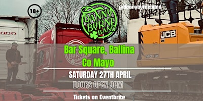Imagem principal do evento Danny Byrne Band Live @Bar Square, Ballina Co Mayo