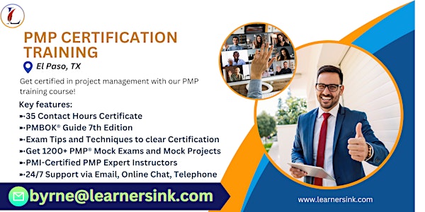 PMP Examination Certification Training Course in El Paso, TX
