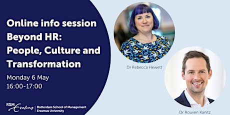 Online information session Beyond HR: People, Culture and Transformation primary image