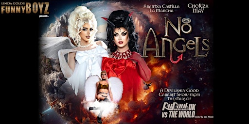 Imagem principal do evento RuPaul's Drag Race UK vs THE WORLD: Choriza May & Arantxa (FunnyBoyz)