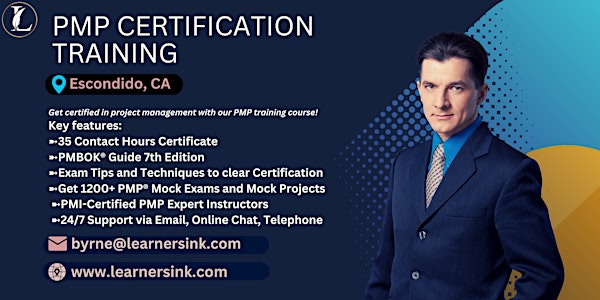 PMP Examination Certification Training Course in Escondido, CA