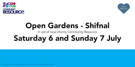 Open Gardens - Shifnal, in aid of Shropshire Charity Community Resource  primärbild