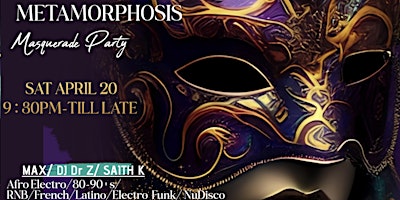 Metamorphosis Masquerade Party primary image