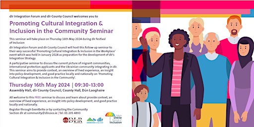 Imagem principal do evento 'Promoting Cultural Integration & Inclusion in the Community’ seminar