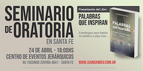 Seminario gratuito de ORATORIA en Santa Fe