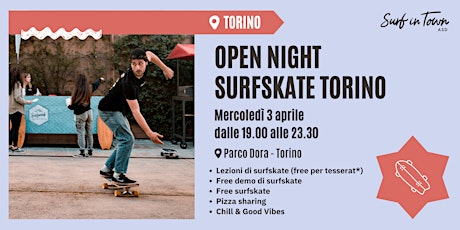 Open Night Surfskate - Torino primary image