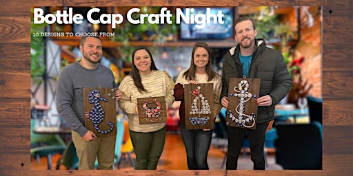Bottle Cap Craft Night at Martha's Cafe with Maryland Craft Parties primary image