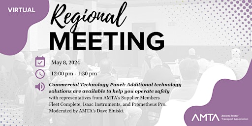 Imagen principal de AMTA May Regional Meeting (Virtual)