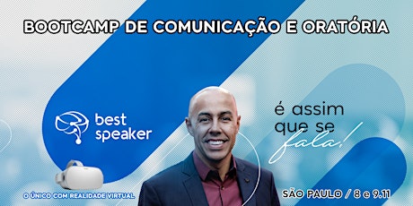 Imagem principal do evento BOOTCAMP DE COMUNICAÇÃO E ORATÓRIA