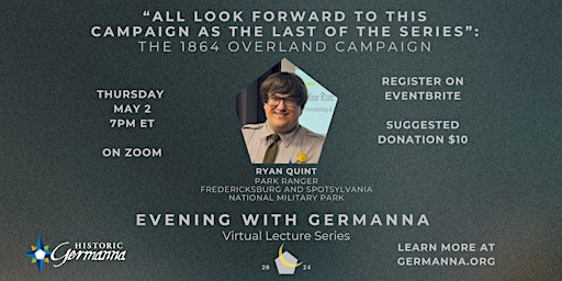 Evening with Germanna: Ryan Quint, National Park Service  primärbild