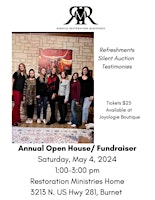 Radical Restoration Ministries Open House/Fundraiser primary image