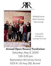 Radical Restoration Ministries Open House/Fundraiser