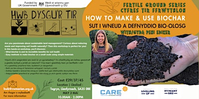 Imagem principal do evento How to make & use Biochar | Sut i wneud a defnyddio Bio-olosg