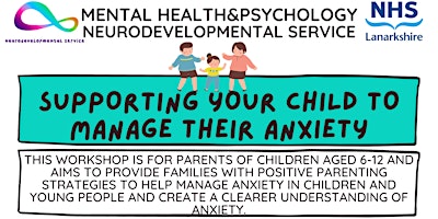 Immagine principale di Supporting your child to manage their anxiety 