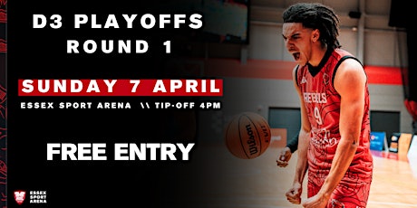 NBL D3 Playoffs Round I: Essex Rebels vs Tees Valley Mohawks primary image