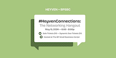 Imagem principal de #HeyvenConnections: The Networking Hangout