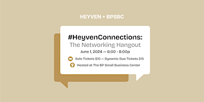 Immagine principale di #HeyvenConnections: The Networking Hangout 