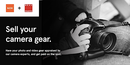 Imagem principal do evento Sell your camera gear (free event) at Beau Photo Supplies