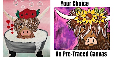 Image principale de Medina Paint and Sip | Cow Paint Night at Quaker Steak and Lube