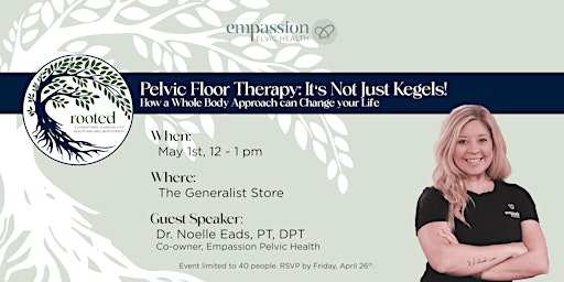 Imagem principal do evento Pelvic Floor Therapy: It’s Not Just Kegels! How a Whole Body Approach can Change your Life