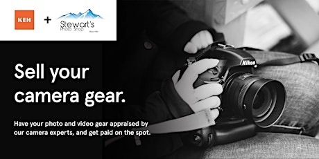 Sell your camera gear (free event) at Stewarts Photo Shop