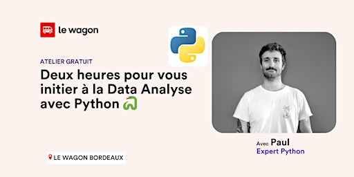 Initiez-vous à la Data Analyse avec Python  primärbild