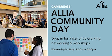 Allia Cambridge Community Day - May 1st