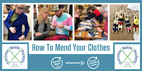 How To Mend Your Clothes with Everyone Needs Pockets at Frome Library
