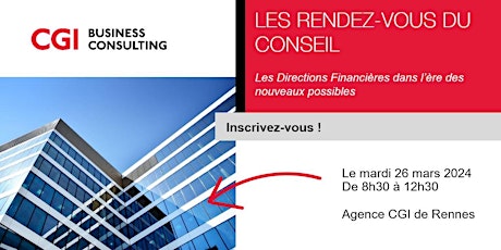 Les Rendez-vous du Conseil - Les Directions Financières  - 30 mai à Rennes