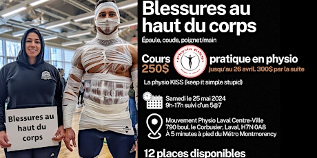 Physio KISS - Blessures au haut du corps