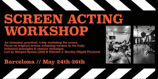 Hauptbild für Screen Acting Intensive (3 day studio workshop)