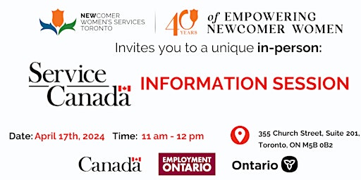 Imagen principal de Service Canada Information Session