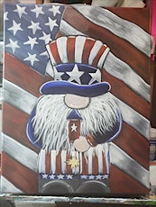 Paint & Create patriotic gnome at Ronzoni's Pizza