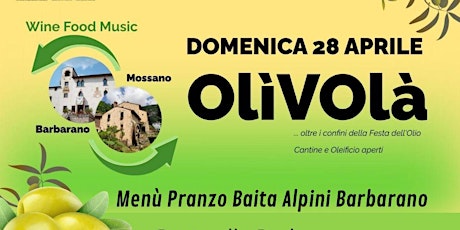 Prenotazione Pranzo OlìVolà 28 Aprile 2024