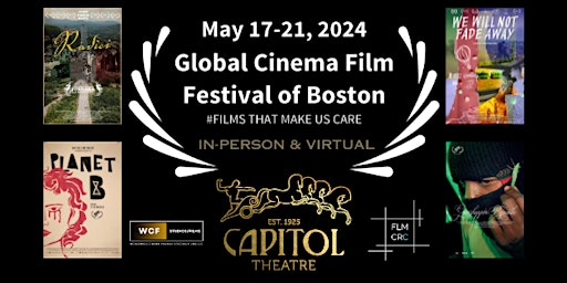 Imagem principal do evento Global Cinema Film Festival of Boston |  May 17-21, 2024
