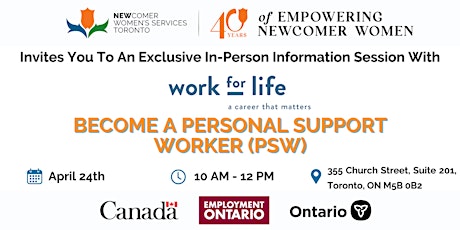 Information Session : Work For Life