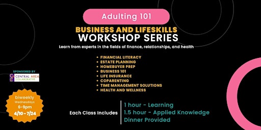 Adulting 101: Business and Life Skills Workshop Series (Hybrid Options)  primärbild
