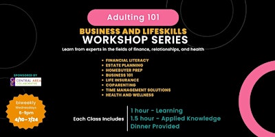 Immagine principale di Adulting 101: Business and Life Skills Workshop Series (Hybrid Options) 