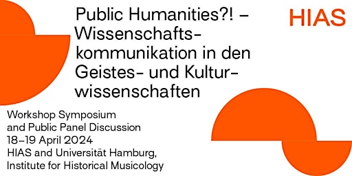 Imagem principal de Public Humanities and the Call for "Wissenschafts- kommunikation”