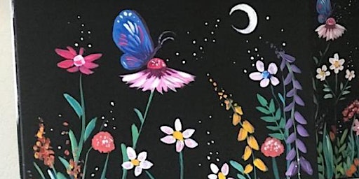 Image principale de Midnight Garden Mommy & Me Paint Party